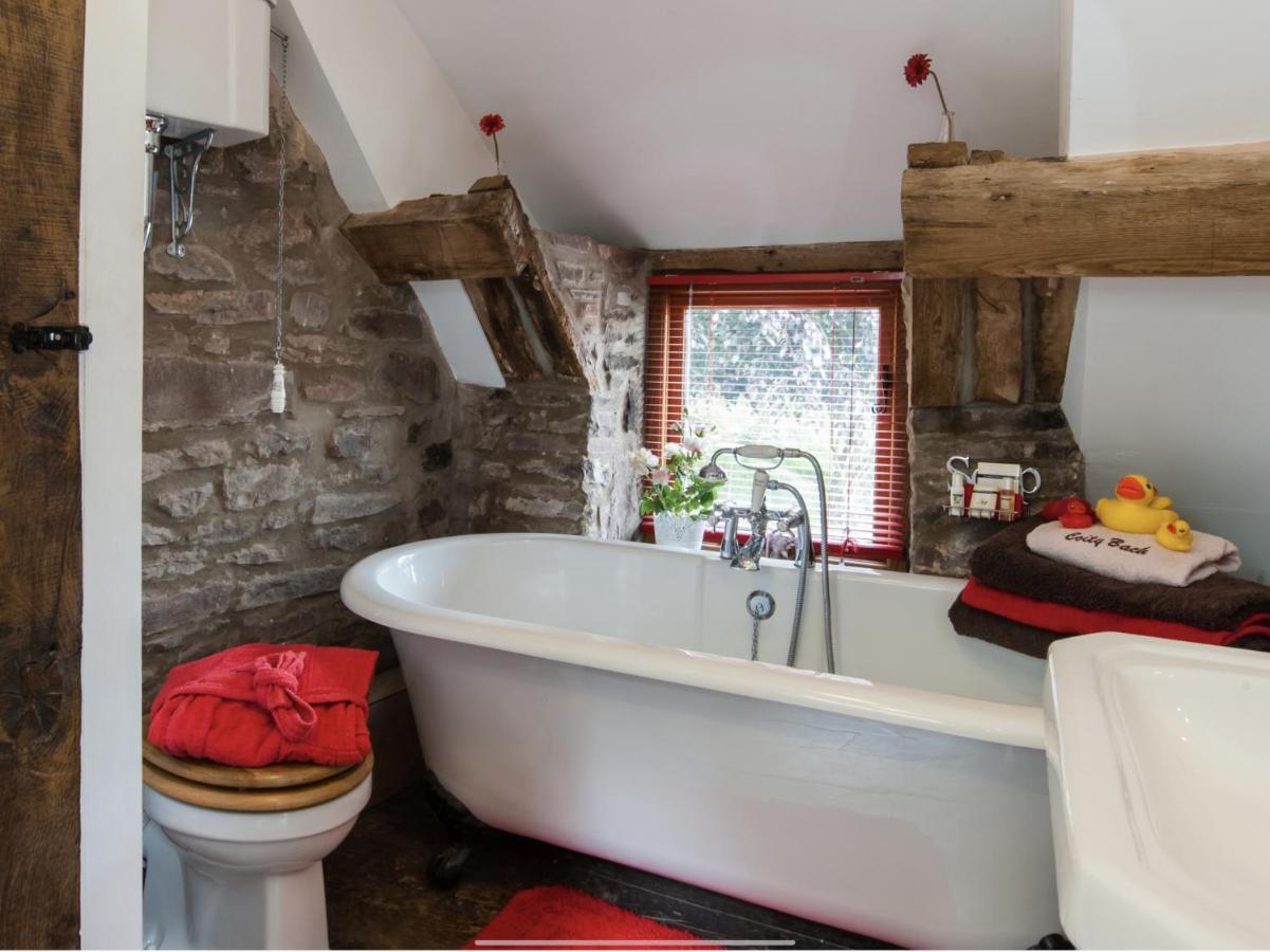 Ty Fferm Hen, Ancient Farmhouse, Coity Bach Talybont-on-Usk Luaran gambar